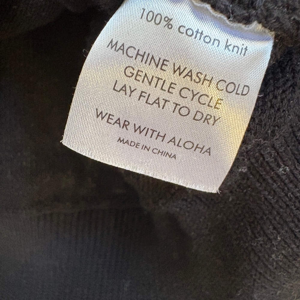 Fighting Eel pullover- Kombu Fish Current, Blk, Sz S. LIKE NEW, never worn. - Picture 8 of 10
